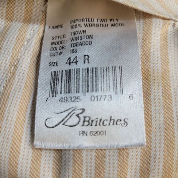 JB Britches Winston Wool Dress Pants (Size 44R) - Picture 5 of 5